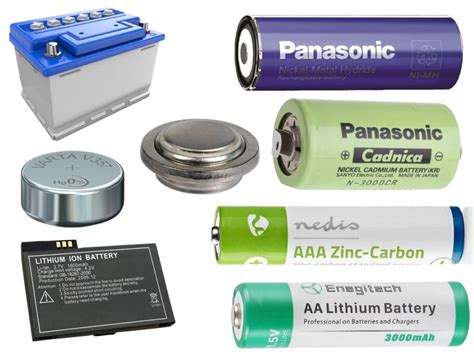 How many types of rechargeable battery are there?